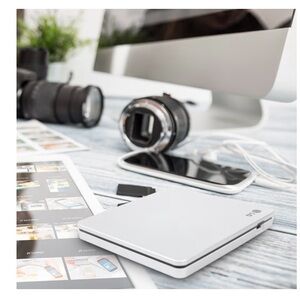 LG White Portable DVD Player